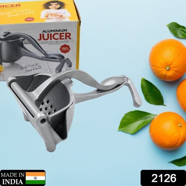 MANUAL ALUMINIUM METAL FRUIT PRESS JUICER - Image 2