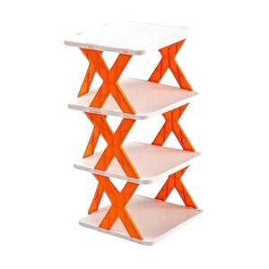 4 LAYER SHOES STAND, SHOE TOWER RACK SUIT FOR SMALL SPACES, CLOSET, SMALL