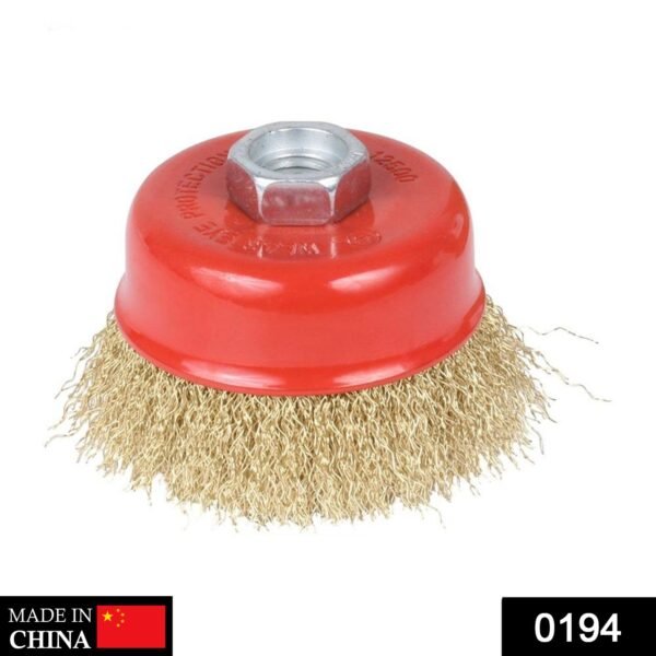 Wire Wheel Cup Brush (Gold) - Image 2