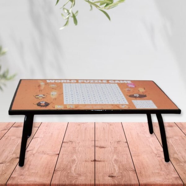 Foldable Multipurpose Mix Design Games Table Board || Bed Study Table (48  x - Image 5