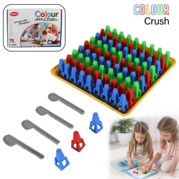 Plastic Color Crush Game Board, A Puzzle Game, Challenge's Educational Board - Image 5