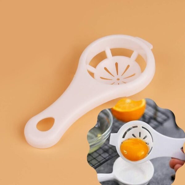 Plastic Egg Yolk Separator, Egg White Yolk Filter Separator (1 Pc) - Image 5