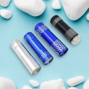 Portable Mini Torch ? 9 LED Pocket Flashlight, 3 Battery Operated (Battery Not
