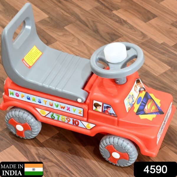 Kids Baby Ride-On Push Car with Musical Horn & Backrest ? Perfect Toy for - Image 2