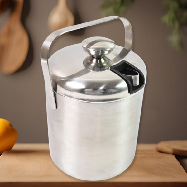 Stainless Steel Ice Buckets with Lid (1.3 Liters Approx) - Image 3