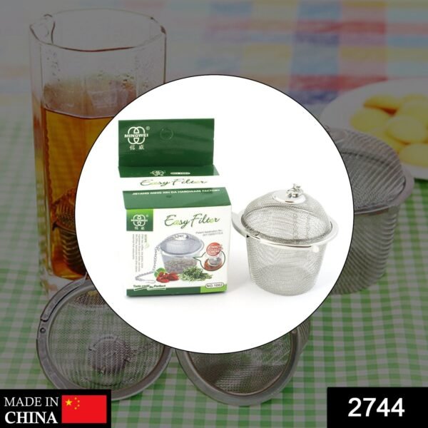 SS Easy Tea Filter used for filtering tea purposes while making it in all kinds - Image 2