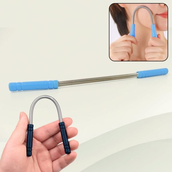 Facial Hair Remover Set Spring Epilator Hair Removal Springs Eyebrow Razors (1