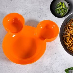 Mickey Mouse Shape Plates for Kids, BPA Free, & Unbreakable Children?s Food