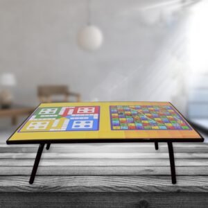Foldable Multipurpose Mix Design Games Table Board || Bed Study Table (48  x
