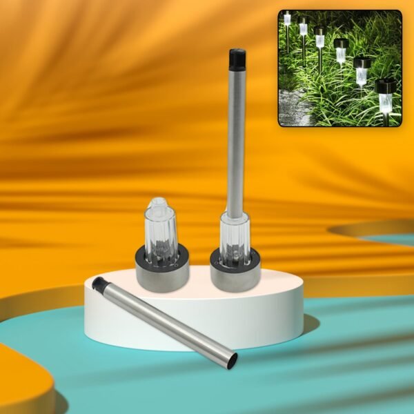 Solar LED Spike Lights for Garden & Pathway Decor (2 Pc Set) - Image 3