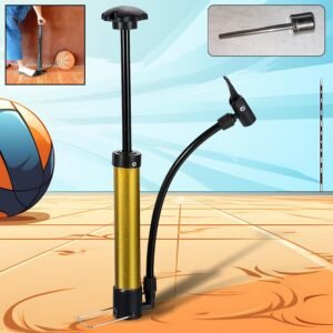 Mini Hand Air Pump ? Portable Metal High-Pressure Inflator for Sports (1 Pc)