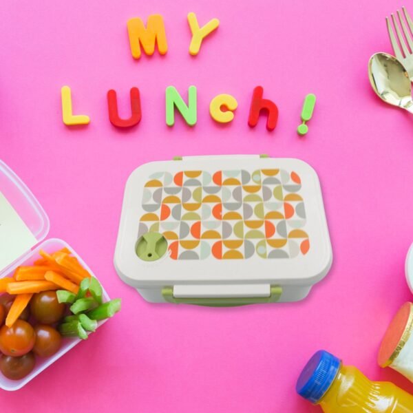 Lunch Box 3 Compartment With Leak Proof Lunch Box & 1 spoon, For School &