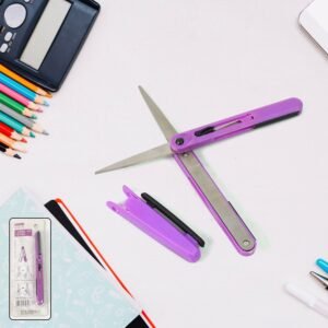 Pen Cut Compact Scissors in Pen Format, Pen-Style Portable Travel Scissors (1