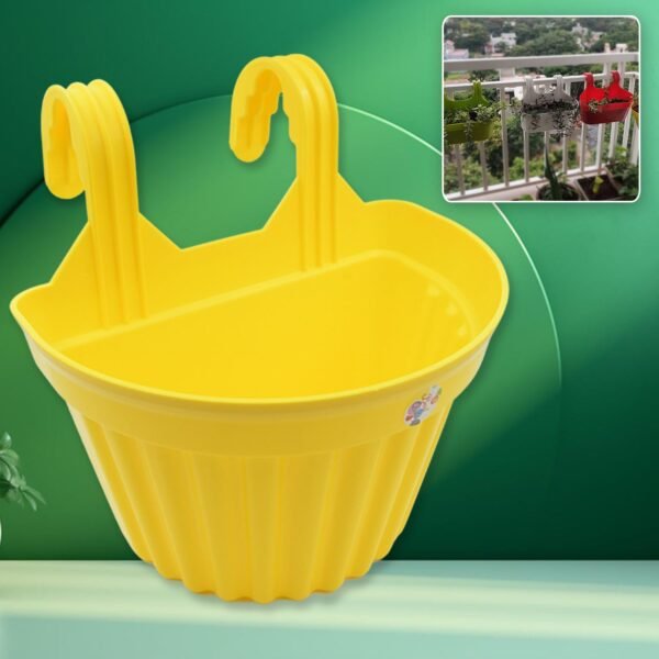 Multicolor Hanging Plastic Planters Orchid Relling , For Plantation, Planters - Image 5