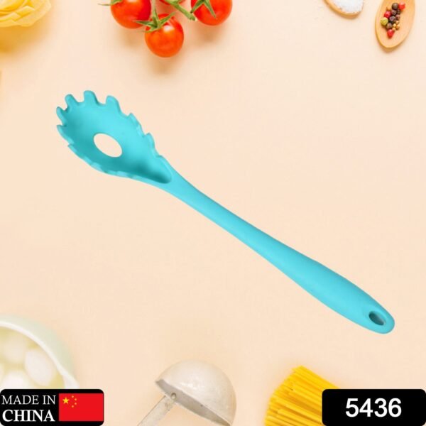 Pasta Fork Utensil - Heat-Resistant Non-Slip Spaghetti Serving Spoon (29cm) - Image 2