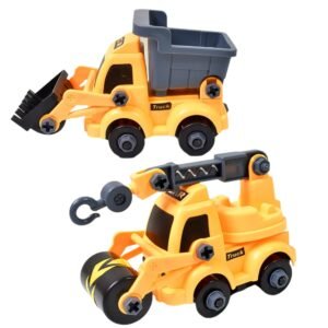 Engineering vehicles Nut Assembly Vehicle Toy, DIY Nut Assembly Vehicle Model