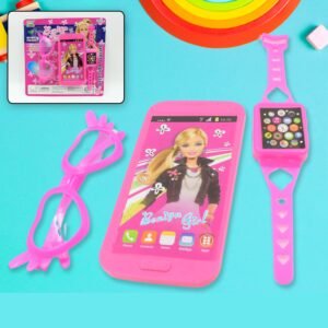 Barbiee Musical Phone, Watch & Glasses Set for Girls ? ABS Calling Toy