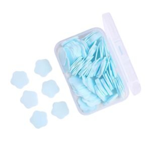 Mini Portable Travel Soap Paper Sheets Flower Shape (100 Pcs Set Approx / Mix