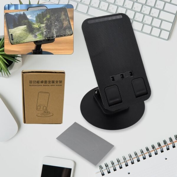 Rotating Foldable Mobile Stand ? Height & Angle Adjustable Phone Holder for