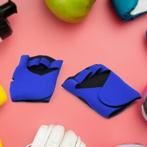 Palm Support Gloves Half Finger Gym Exercise Training Gloves Outdoor (1 Pair /
