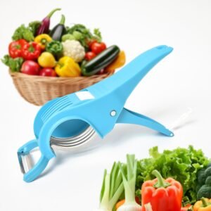 2 in 1 Vegetable &  Fruit Multi Cutter 5 Blade Vegetable Cutter with Peeler (1