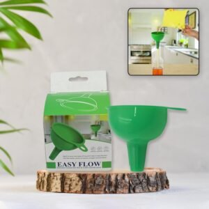 Silicone Funnel For Pouring Oil, Sauce, Water, Juice And Small Food-Grains (1