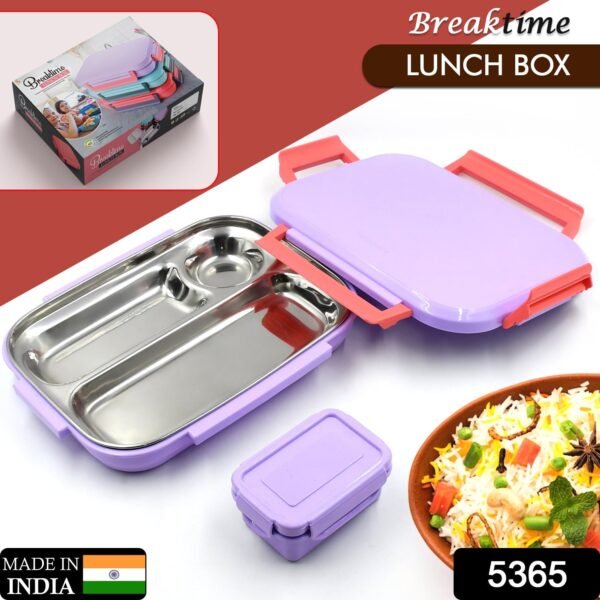 Kids? School Lunch Box with Steel Plate - Image 2