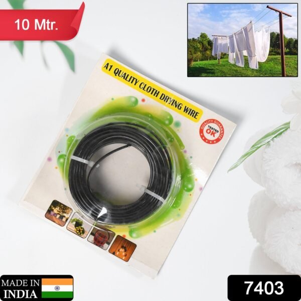 High-Quality Cloth Drying & Gardening Wire (10M) - Image 2