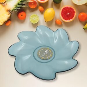 Flower Shape Kids Plastic Plate - Multipurpose for Dinner, Snacks & Party