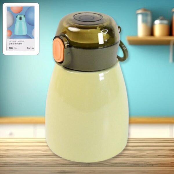 Vacuum Insulation Flask Bottle with Straw for Sports Adult Children (Approx
