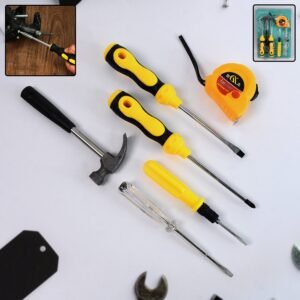 6 in 1 Hand Tool Kit Repair Home Screwdrivers Tool Kit with Tools Including