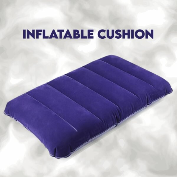 Velvet Air Inflatable Travel Pillow (Blue) - Image 2