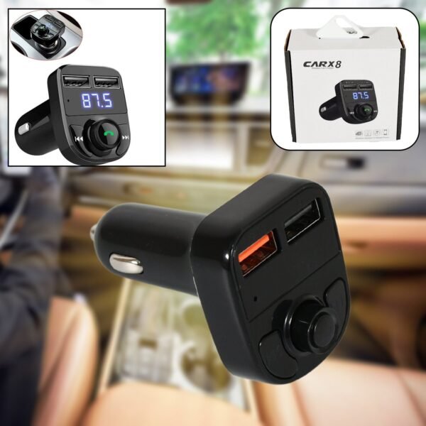 CAR-X8 Bluetooth FM Transmitter Kit for Hands-Free Call Receiver / Music Player