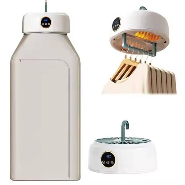 Portable Clothes Dryer, Mini Laundry Dryers with Low Noise (1 Set) - Image 2