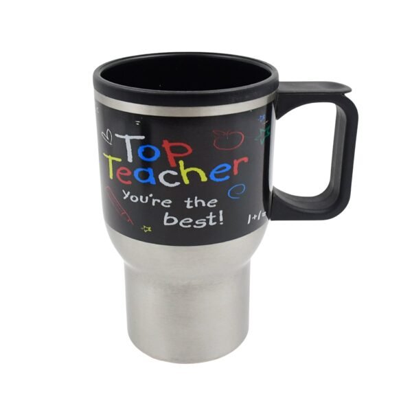 Stainless Steel Insulated Travel Mug - Double-Walled Vacuum Cup with Lid &