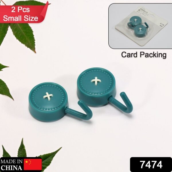 Heavy Adhesive Wall Hooks for Home Use (2 Pcs) - Image 2