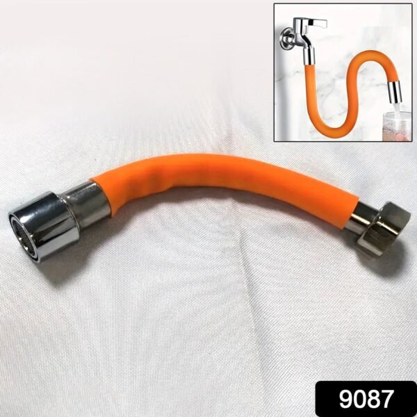 Flexible Water Tap Extender, Universal Foaming Extension Tube with Connector, - Image 2