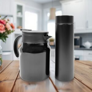 Thermal Coffee Carafe Tea Pot & Water Bottles, with LED Display (Bottle 500 ML