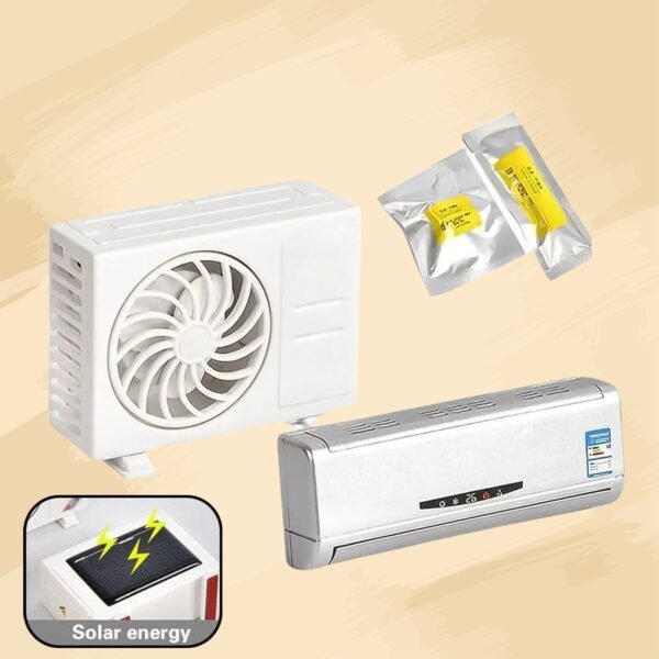 AC Design Solar-Powered Car Air Freshener: Built-in Perfume Diffuser for