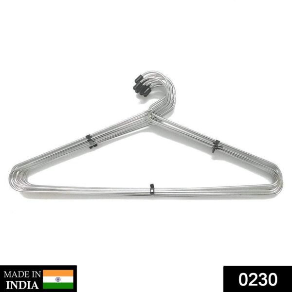 Stainless Steel Cloth Hanger (12 pcs) - Image 2