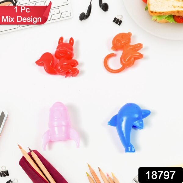 Mix Character, Monkey, Fish, Cat Pencil Top Promotional toys (1 Pc / Mix Colour - Image 2