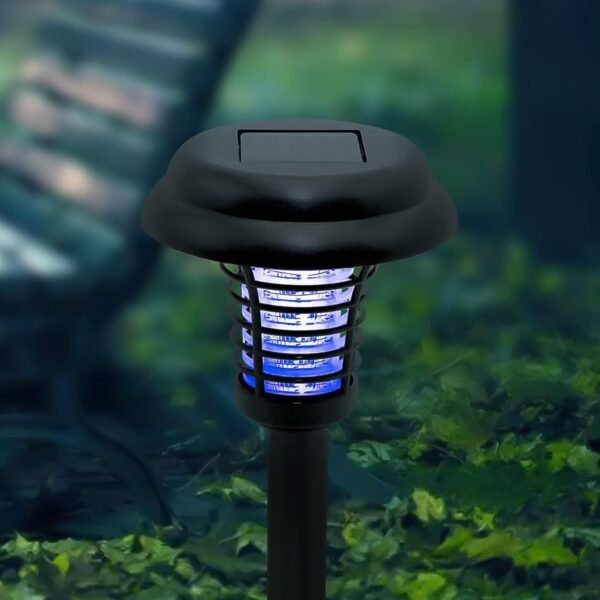 Garden Lighting UV LED Solar Powered LED Mosquito Trap / Bug Zapper  (2 Pc) - Image 4