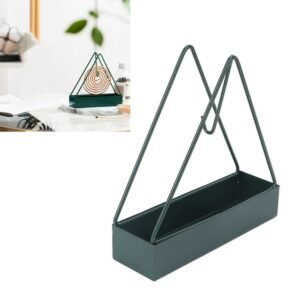Triangular Iron Mosquito Coil Holder ? Stylish Outdoor Incense Holder