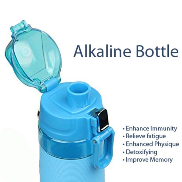 Alkaline Water Bottle, with Food Grade Plastic, Stylish and Portable - Image 3