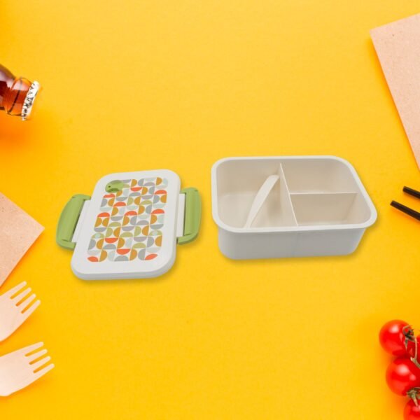 Lunch Box 3 Compartment With Leak Proof Lunch Box & 1 spoon, For School & - Image 3