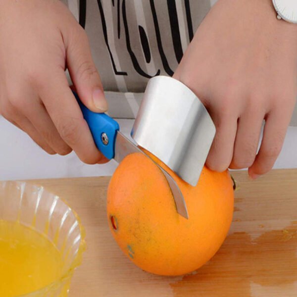Stainless Steel Finger Guard Cutting Protector - Image 3