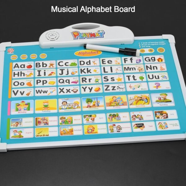 Learning Board 2in1 - Educational PAD for Kids Musical Board for Alphabet ABC - Image 3