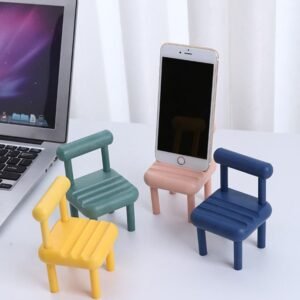 Mini Chair Mobile Phone Holder ? Portable & Stylish Stand for All Smartphones,