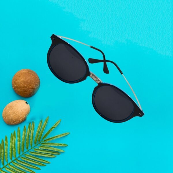 UV Protected Round Sunglasses, classic Sunglasses for Men & Women, Lightweight - Image 4