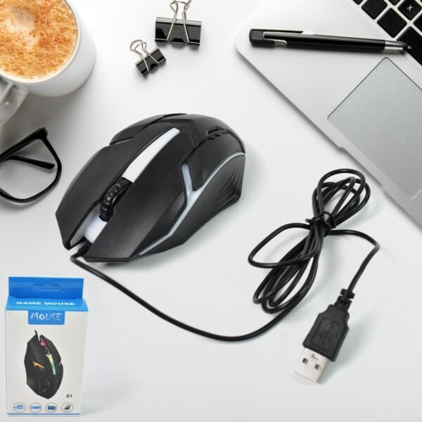 USB Wired Mouse, Ergonomic Design Gaming Mouse  (1 Pc) - Image 2